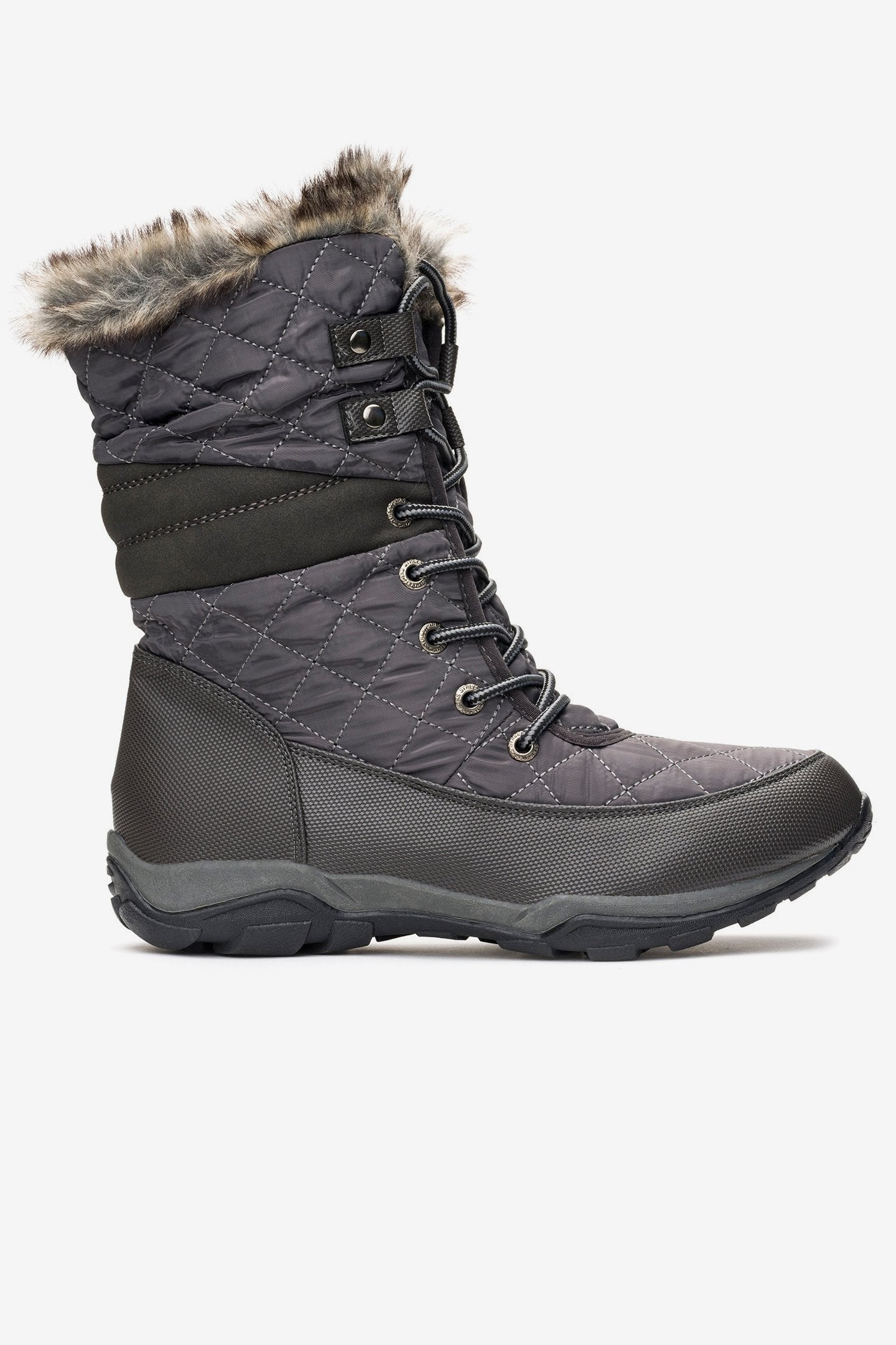 Bota Invernal Mujer Gris Roma Chinitown Chinitown